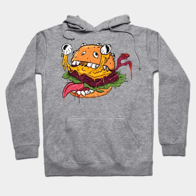 MONSTER BURG Hoodie by Unikk.clo